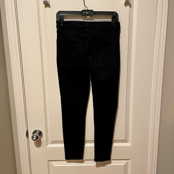 AGOLDE Mid-Rise Sophie Crop Jean Black 27 (4) - Picture 6 of 7